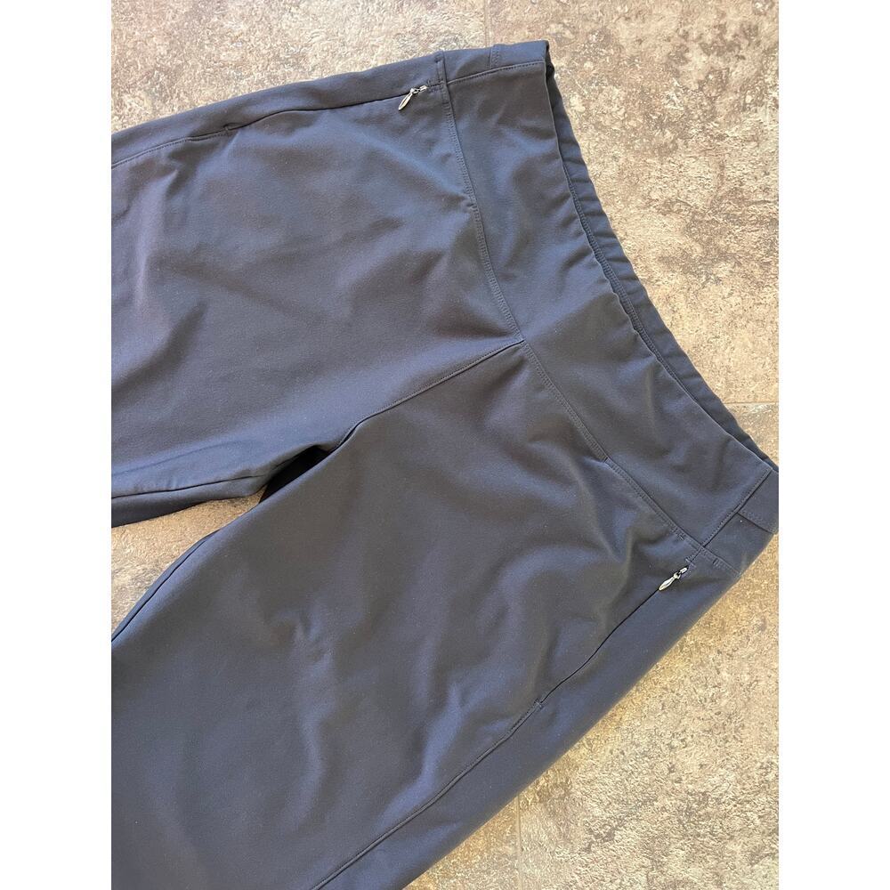 Lucy Stretch Capri length leggings gray, women's L - Picture 3 of 5